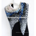 Classic Leopard Diseño 100% de seda de la moda de la fábrica Príncipe Pashmina Mantones y bufandas